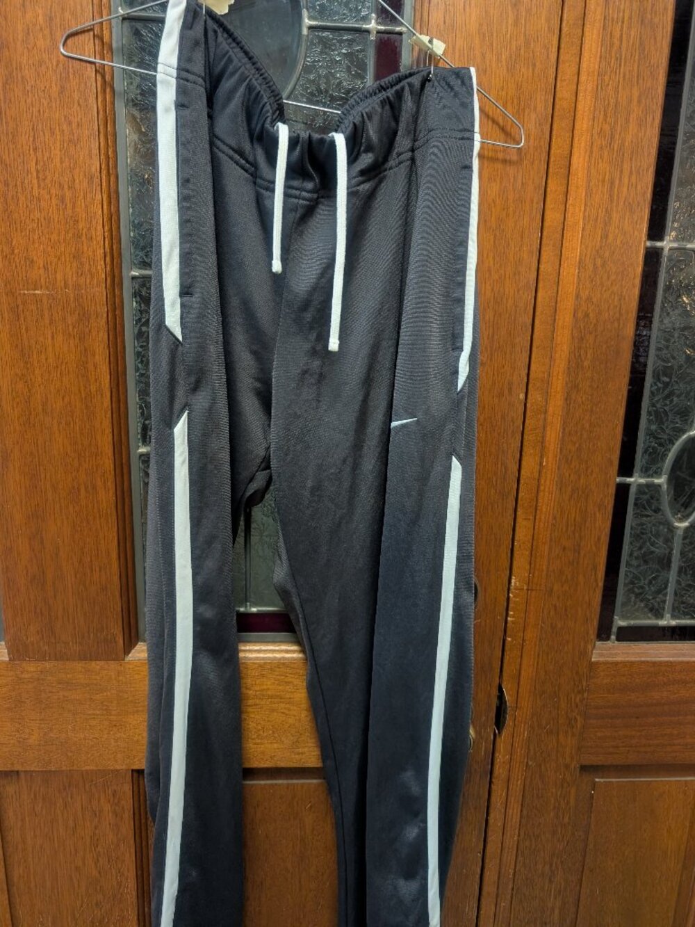 Mens gray athletic pants, size Small